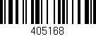 Código de barras (EAN, GTIN, SKU, ISBN): '405168'