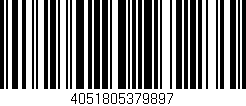 Código de barras (EAN, GTIN, SKU, ISBN): '4051805379897'