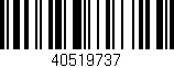 Código de barras (EAN, GTIN, SKU, ISBN): '40519737'