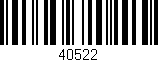 Código de barras (EAN, GTIN, SKU, ISBN): '40522'