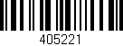 Código de barras (EAN, GTIN, SKU, ISBN): '405221'
