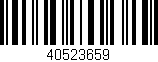 Código de barras (EAN, GTIN, SKU, ISBN): '40523659'