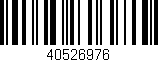 Código de barras (EAN, GTIN, SKU, ISBN): '40526976'