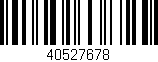 Código de barras (EAN, GTIN, SKU, ISBN): '40527678'