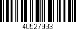 Código de barras (EAN, GTIN, SKU, ISBN): '40527993'