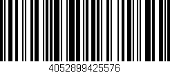 Código de barras (EAN, GTIN, SKU, ISBN): '4052899425576'