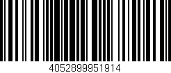 Código de barras (EAN, GTIN, SKU, ISBN): '4052899951914'
