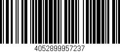 Código de barras (EAN, GTIN, SKU, ISBN): '4052899957237'