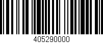 Código de barras (EAN, GTIN, SKU, ISBN): '405290000'