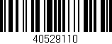 Código de barras (EAN, GTIN, SKU, ISBN): '40529110'