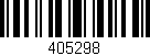 Código de barras (EAN, GTIN, SKU, ISBN): '405298'