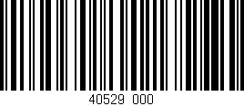 Código de barras (EAN, GTIN, SKU, ISBN): '40529/000'