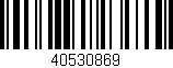 Código de barras (EAN, GTIN, SKU, ISBN): '40530869'
