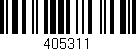 Código de barras (EAN, GTIN, SKU, ISBN): '405311'