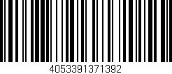 Código de barras (EAN, GTIN, SKU, ISBN): '4053391371392'