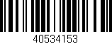 Código de barras (EAN, GTIN, SKU, ISBN): '40534153'