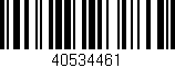 Código de barras (EAN, GTIN, SKU, ISBN): '40534461'