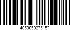 Código de barras (EAN, GTIN, SKU, ISBN): '4053858275157'