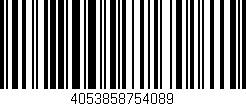 Código de barras (EAN, GTIN, SKU, ISBN): '4053858754089'