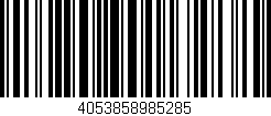 Código de barras (EAN, GTIN, SKU, ISBN): '4053858985285'