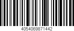 Código de barras (EAN, GTIN, SKU, ISBN): '4054069871442'