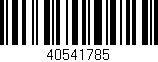 Código de barras (EAN, GTIN, SKU, ISBN): '40541785'