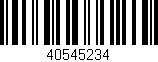 Código de barras (EAN, GTIN, SKU, ISBN): '40545234'
