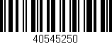 Código de barras (EAN, GTIN, SKU, ISBN): '40545250'