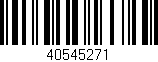Código de barras (EAN, GTIN, SKU, ISBN): '40545271'