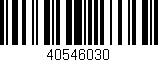 Código de barras (EAN, GTIN, SKU, ISBN): '40546030'