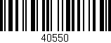 Código de barras (EAN, GTIN, SKU, ISBN): '40550'