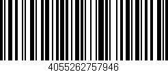 Código de barras (EAN, GTIN, SKU, ISBN): '4055262757946'
