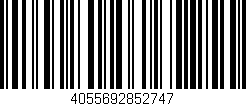Código de barras (EAN, GTIN, SKU, ISBN): '4055692852747'