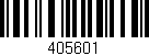 Código de barras (EAN, GTIN, SKU, ISBN): '405601'
