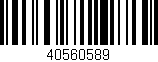 Código de barras (EAN, GTIN, SKU, ISBN): '40560589'