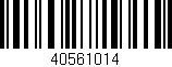 Código de barras (EAN, GTIN, SKU, ISBN): '40561014'