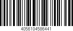 Código de barras (EAN, GTIN, SKU, ISBN): '4056104586441'
