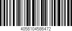 Código de barras (EAN, GTIN, SKU, ISBN): '4056104586472'