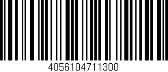 Código de barras (EAN, GTIN, SKU, ISBN): '4056104711300'