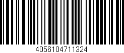 Código de barras (EAN, GTIN, SKU, ISBN): '4056104711324'