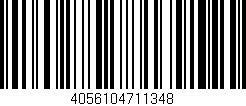 Código de barras (EAN, GTIN, SKU, ISBN): '4056104711348'