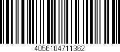Código de barras (EAN, GTIN, SKU, ISBN): '4056104711362'