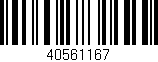 Código de barras (EAN, GTIN, SKU, ISBN): '40561167'