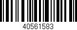 Código de barras (EAN, GTIN, SKU, ISBN): '40561583'