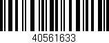 Código de barras (EAN, GTIN, SKU, ISBN): '40561633'