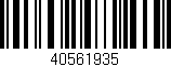 Código de barras (EAN, GTIN, SKU, ISBN): '40561935'