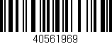 Código de barras (EAN, GTIN, SKU, ISBN): '40561969'
