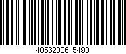 Código de barras (EAN, GTIN, SKU, ISBN): '4056203615493'