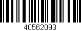 Código de barras (EAN, GTIN, SKU, ISBN): '40562093'