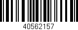 Código de barras (EAN, GTIN, SKU, ISBN): '40562157'